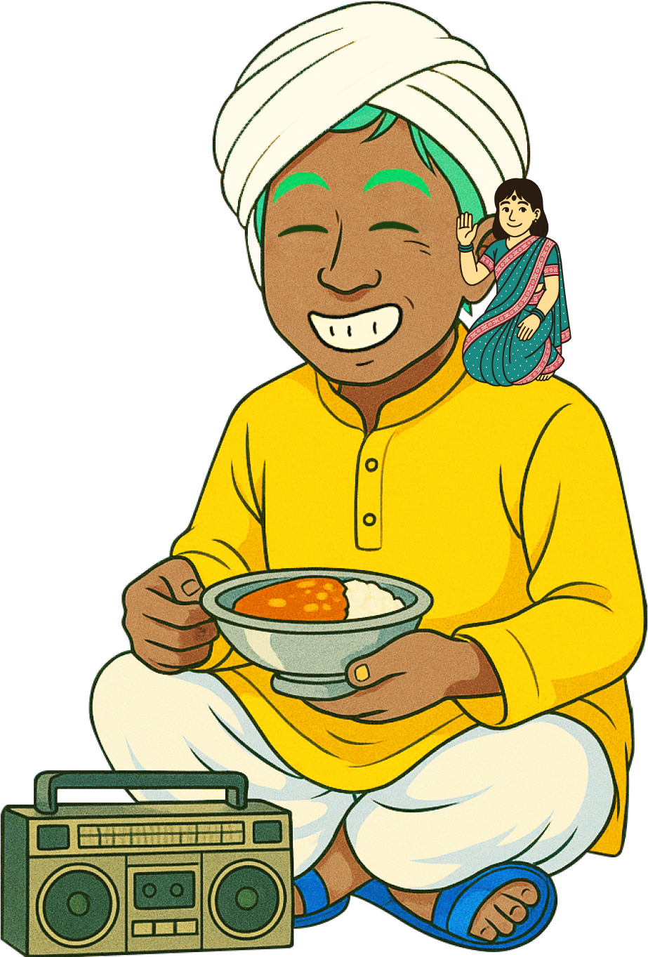 小さなカレー屋のマスター・しんちゃん